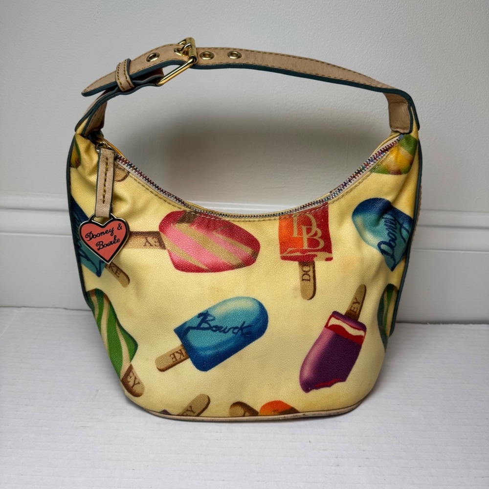 Vintage Dooney & Bourke Popsicle Shoulder Bag Y2K Ice Cream Handbag